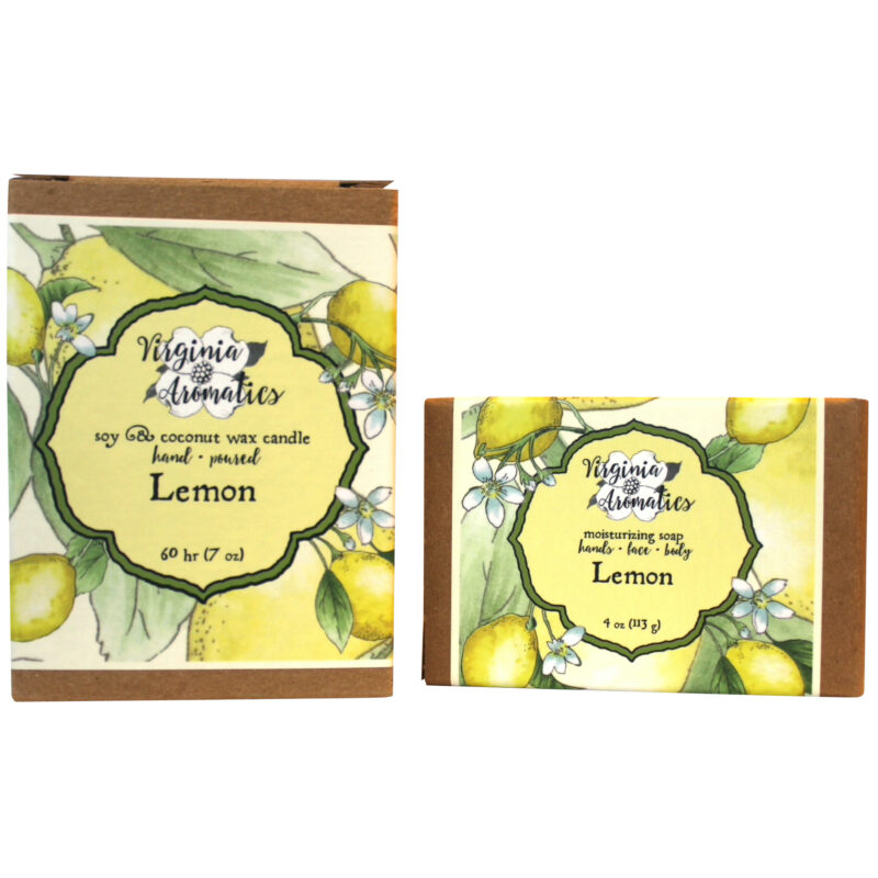 Virginia Aromatics Lemon Candle and Soap